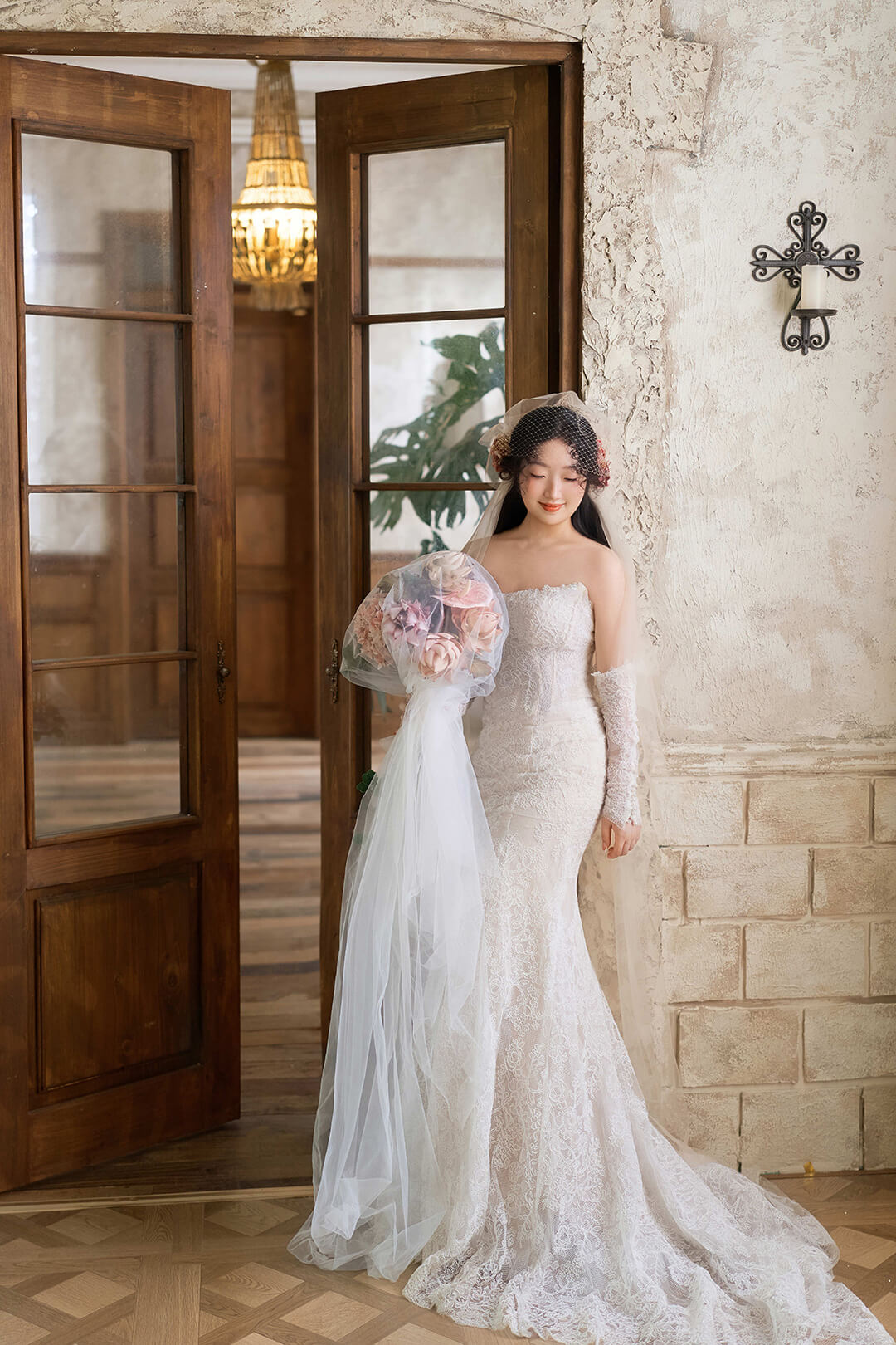 新娘单人婚纱照